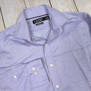 Lauren Ralph Lauren Black Label Slim Shirt Lavender 15‎ 1/2 34/35